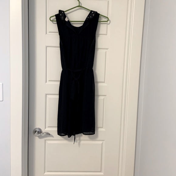 Loft Dark Blue Dress size 0 - Picture 2 of 2